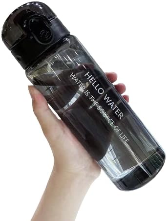 Garrafa Água Esportiva 780ml Alça (Preto)